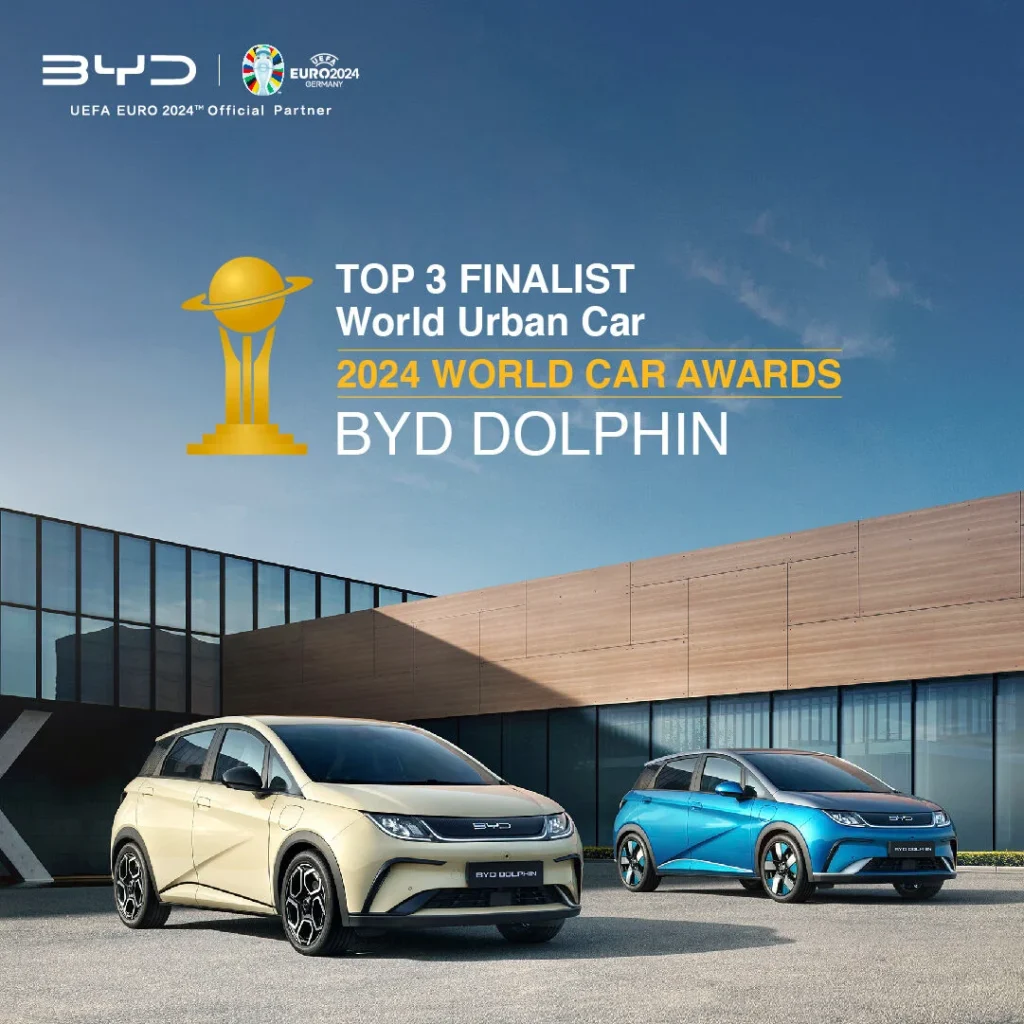 BYD Shortlisted in the Top Three for the 2024 World Car Awards: EVMarketNepal